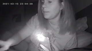 Busty Milf नष्ट उनको Clit सुत्ने बेलामा Hidden Cam